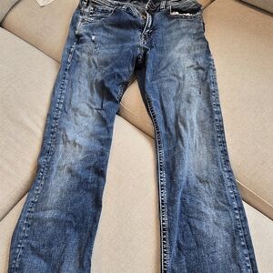 Silver Jeans Men's Relaxed Blue Denim